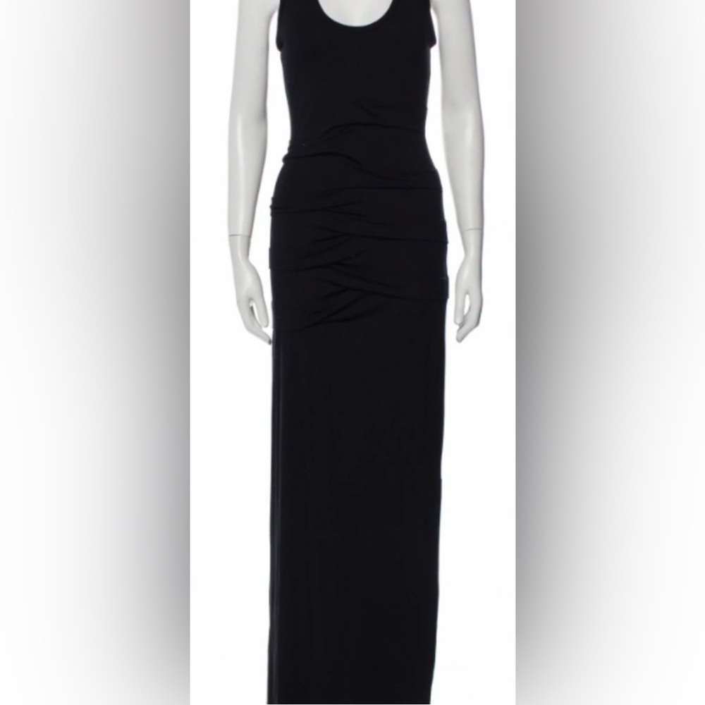 Nicole Miller Atilier ruched Maxi